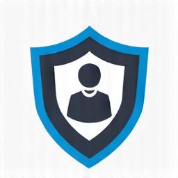 Icon of a shield with a person inside.